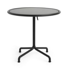 Bild von Hay Deville Tisch Ø: 80 cm - Pulverbeschichtetes Aluminium/Anthrazit