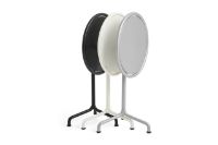 Bild von Hay Deville Tisch Ø: 80 cm - Pulverbeschichtetes Aluminium/Silbergrau