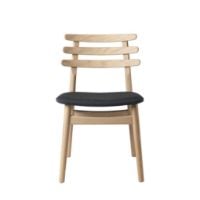 Bild von FDB Furniture J48 Stuhl Poul M. Volther Sitzhöhe: 46 cm - Eiche/Anthrazitgrau Textil