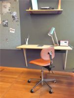 Bild von Vermund VL66 Bürostuhl – Chrom/Schwarzes Leder