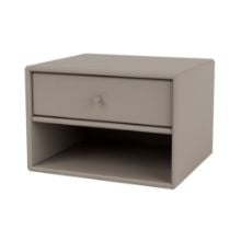 Bild von Montana Selection Dash Nachttisch mit Aufhängevorrichtung 35,4 x 24 x 30 cm - 141 Trüffel