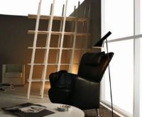 Bild von Swedese Stepp Lænestol inkl. Nakkepude og Skammel - Aluminium/Sort Nevada Læder