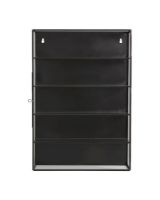 Bild von Nordal Ada Wandschrank, mittelgroß, 35 x 50 cm – Antik-Eisen/Schwarz