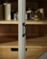 Bild von Nordal Viva Vitrine mit 1 Tür, Höhe: 210 cm – Holz/Grau