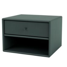 Bild von Montana Selection Dash Nachttisch mit Aufhängevorrichtung 35,4 x 24 x 30 cm -163 Schwarz Jade