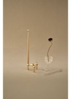 Bild von STOFF Nagel Spitzkerzen von Ester & Erik, 6 Stück, Höhe: 29 cm – Mandelbutter