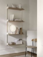 Bild von New Works Wandregal 1900 190x83,5 cm - Eiche/Weiß