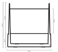 Bild von Eva Solo Carry TV-Ständer H: 92 cm – Schwarz mit Rollen