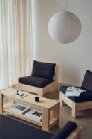 Bild von Form & Refine Icon Lounge Chair H: 62,5 cm - Kiefer/Wolle