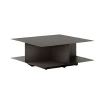 Bild von &Tradition Develius Couchtisch EV3 89x89 cm - Stahl/Steingrau