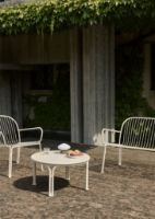 Bild von &Tradition Thorvald SC108 Couchtisch Ø: 70 cm - Stahl/Elfenbein