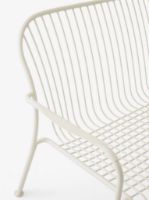 Bild von &Tradition Thorvald SC110 Lounge-Sofa B: 143 cm - Stahl/Elfenbein