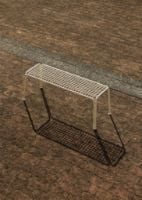 Bild von &Tradition Thorvald SC112 Bank B: 125 cm - Stahl/Elfenbein