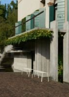 Bild von &Tradition Thorvald SC112 Bank B: 125 cm - Stahl/Elfenbein