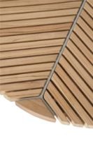 Bild von Vipp 717 Café-Tisch für den Außenbereich, Ø: 75 cm – Teak/pulverbeschichtetes Aluminium