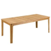 Bild von Esstisch Skovby SM27 inkl. 3 Verlängerungsplatten, Länge: 205–358 cm – Natur geölte Wildeiche