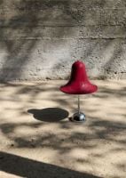 Bild von Verpan Pantop Tragbare Lampe Ø: 18 cm - Metall/Kirschrot