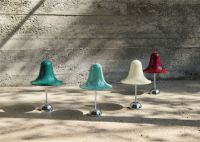 Bild von Verpan Pantop Tragbare Lampe Ø: 18 cm - Metall/Cremeweiß