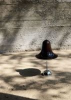 Bild von Verpan Pantop Tragbare Lampe Ø: 18 cm - Metall/Pechbraun