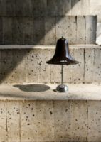 Bild von Verpan Pantop Tischleuchte Ø: 23 cm - Metall/Pechbraun