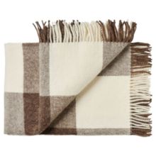 Bild von Silkeborg Uldspinderi Ærø Plaid 140x240 cm - Dark Brown
