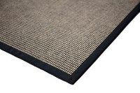 Bild von Fraster Opus Teppich 165x235 cm - Beige / schwarzer Rand