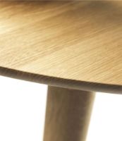 Bild von FDB Furniture C62E Esstisch m. Absaugung inkl. 2 Stk. Einlegeplatten 115x115 cm - Geölte Eiche