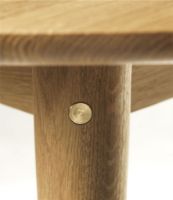 Bild von FDB Furniture C62E Esstisch m. Absaugung inkl. 2 Stk. Einlegeplatten 115x115 cm - Geölte Eiche