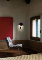 Bild von &Tradition Flowerpot VP8 Wandleuchte Ø: 23 cm - Stahlblau