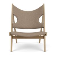 Bild von Audo Copenhagen Strick-Loungesessel – Eiche Natur/Logan Flint