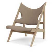 Bild von Audo Copenhagen Strick-Loungesessel – Eiche Natur/Logan Flint