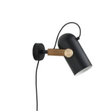 Bild von Le Klint 262 Carronade II Wandleuchte, Höhe: 21 cm – Aluminium/Räuchereiche