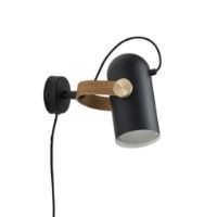 Bild von Le Klint 262 Carronade II Wandleuchte, Höhe: 21 cm – Aluminium/Räuchereiche