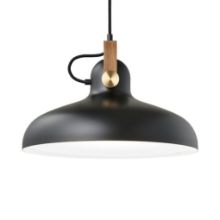 Bild von Le Klint 162 Carronade II Pendelleuchte Groß Ø: 40 cm - Aluminium/Geräucherte Eiche

