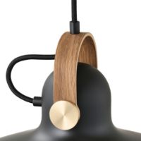 Bild von Le Klint 162 Carronade II Pendelleuchte Groß Ø: 40 cm - Aluminium/Geräucherte Eiche

