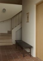 Bild von Fredericia Furniture 3172 Mogensen Polsterbank L: 171,5 cm - Schwarzes Omni-Leder/Geölte, geräucherte Eiche