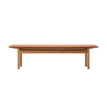 Bild von Fredericia Furniture 3172 Mogensen Polsterbank L: 171,5 cm - Cognac Omni Leder/Geölte Eiche