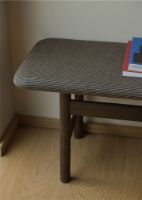 Bild von Fredericia Furniture 3172 Mogensen Polsterbank L: 171,5 cm - Bezug: Fuse Textil/Geölte, geräucherte Eiche