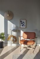 Bild von Hübsch Wandleuchte Ø:48cm - Textil/Metall/Sand