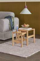 Bild von Hübsch Puzzle Square Beistelltisch 40x40 cm - Blau/Grün/Bordeaux