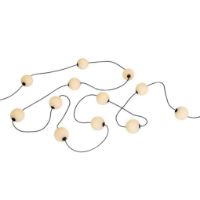 Bild von LOOM Design MISS Girlande 12 L: 986 cm - Schwarz/Weiß