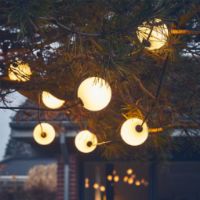 Bild von LOOM Design MISS Garland 20 L: 1434 cm - Schwarz/Weiß