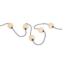 Bild von LOOM Design MISS Girlande 100 L: 5914 cm - Schwarz/Weiß