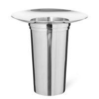 Bild von Louise Roe Brunnenvase Nr. 01 H: 30 cm - Polierter Edelstahl