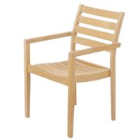 Bild von Mandalay York Gartenstuhl H: 86 cm - Teak