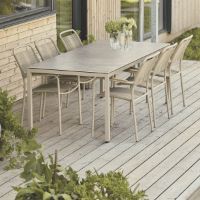 Bild von Mandalay Terra Gartentisch L: 197 cm - Aluminium/Taupe