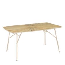 Bild von Mandalay Marguerit Gartentisch L: 144 cm – Teak/Taupe