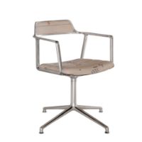 Bild von Vipp 452 Swivel Stol m. Gliders - Aluminium/Guesthouse Edition Montafon Haus Austria
