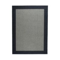 Bild von HC Carpets Casablanca Flachgewebter Teppich 160x240 cm - Dunkelgrau