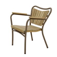 Bild von Mandalay Marguerit Kinderstuhl H: 47 cm - Teak/Mocca